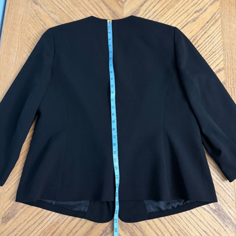 Jones Studio Separates Black One Button Blazer Ja… - image 7